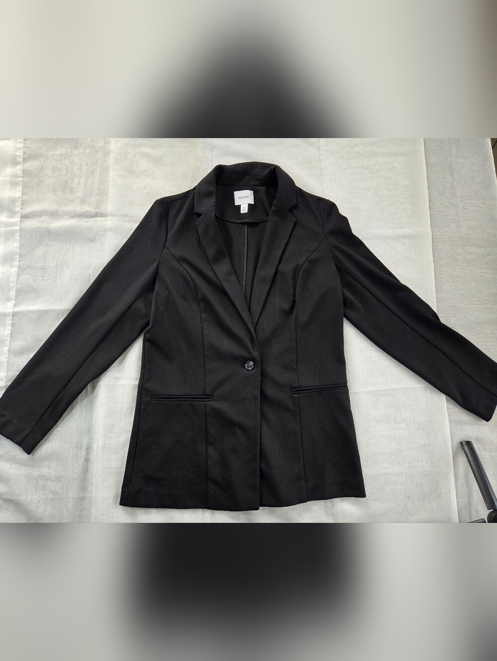Nine West Classic Black Women's Blazer Jacket Business Modern